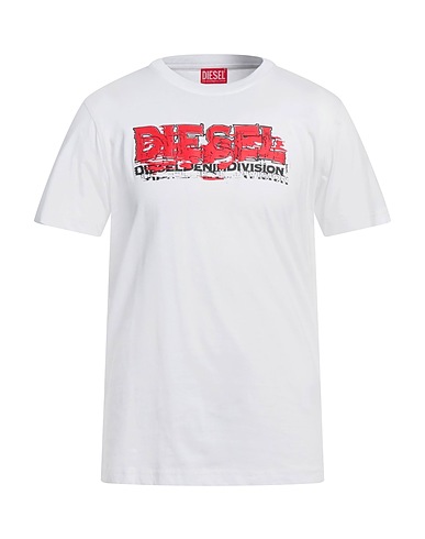 DIESEL T-shirt White 100% Cotton