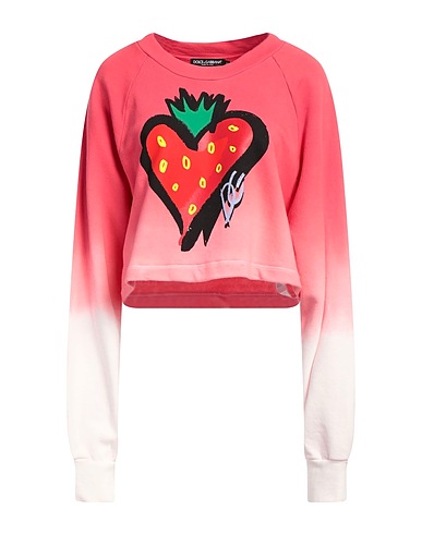 DOLCE&GABBANA Sweatshirt Coral 100% Cotton