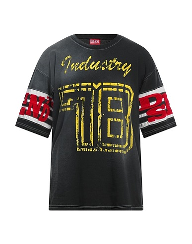 DIESEL T-shirt Charcoal 100% Cotton