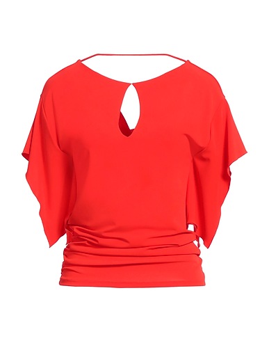 PATRIZIA PEPE Top Red 75% Acetate, 20% Polyamide, 5% Elastane
