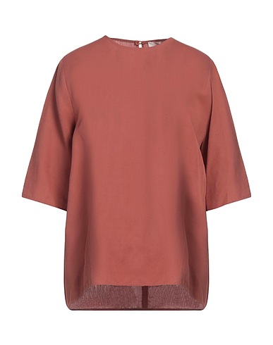 LIVIANA CONTI Top Ruggine 57% Viscosa, 43% Lino