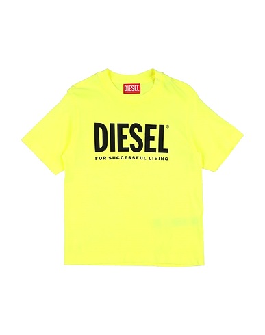 DIESEL T-shirt Yellow 100% Cotton
