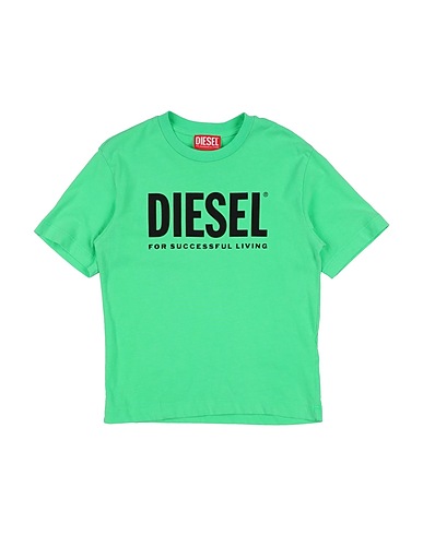 DIESEL T-shirt Lime green 100% Cotton