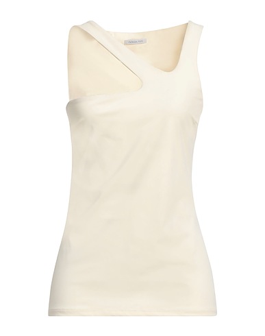 PATRIZIA PEPE Top Cream 75% Polyamide, 25% Elastane