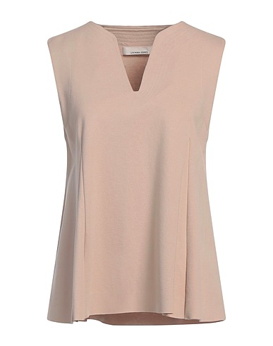 LIVIANA CONTI Top Beige 68% Viscose, 27% Polyamide, 5% Elastane