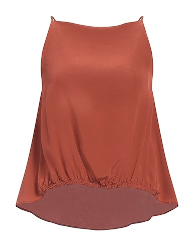 LIVIANA CONTI Cami Brown 100% Silk