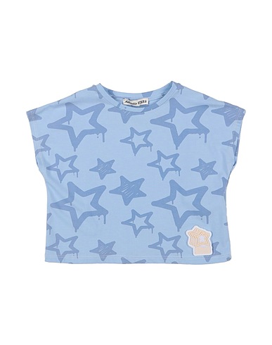 ATLANTIC STARS T-shirt Light blue 100% Cotton