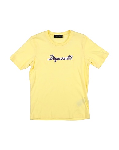 DSQUARED2 T-shirt Giallo 100% Cotone