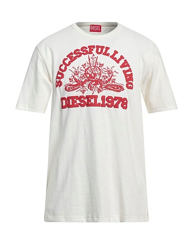 DIESEL T-shirt White 100% Cotton