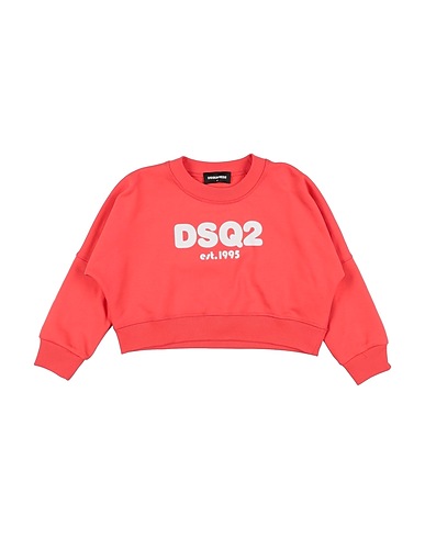 DSQUARED2 Sweatshirt Coral 100% Cotton