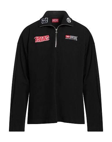 DIESEL Polo shirt Black 100% Cotton