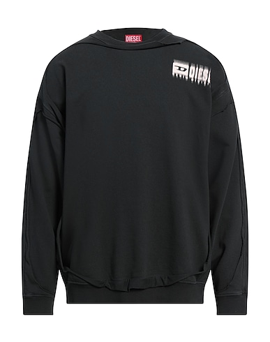 DIESEL Sweatshirt Black 100% Cotton, Elastane
