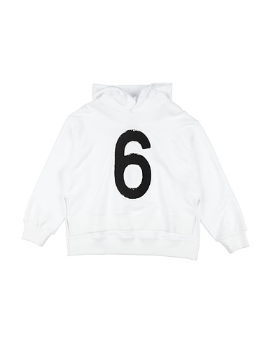 MM6 MAISON MARGIELA Hoodie Weiß 100% Baumwolle