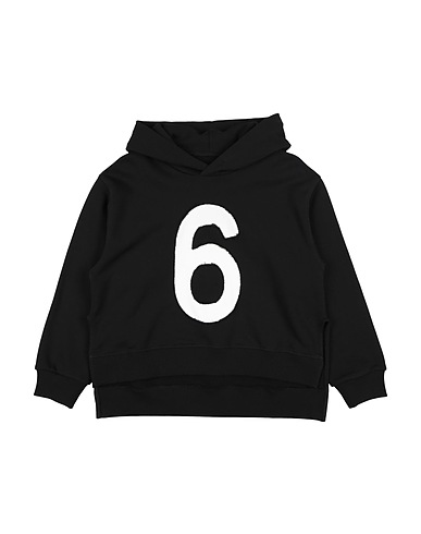 MM6 MAISON MARGIELA Felpa Nero 100% Cotone