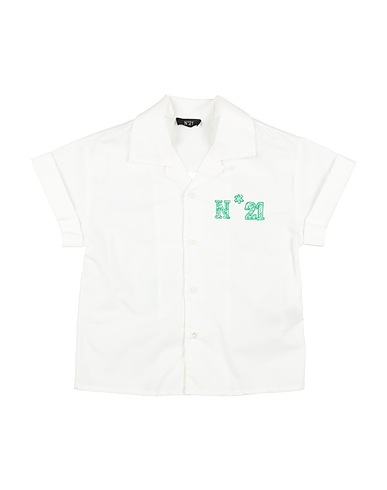 N°21 Patterned shirt White 100% Cotton
