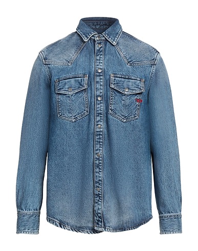 DIESEL Chemise en jean Bleu 64% Coton, 36% Lyocell