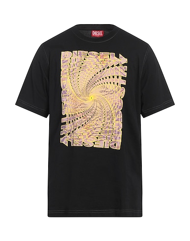 DIESEL T-shirt Black 100% Cotton