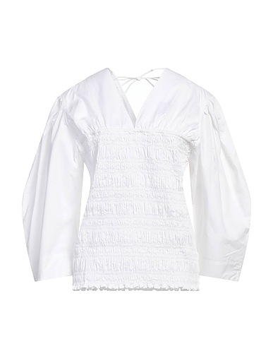 GANNI Top White 100% Organic cotton
