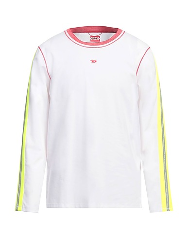 DIESEL T-shirt Bianco 51% Cotone, 44% Poliestere, 5% Elastan
