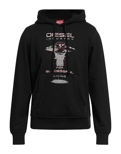 DIESEL スウェット ブラック コットン 60% / ポリエステル 40% / ポリウレタン