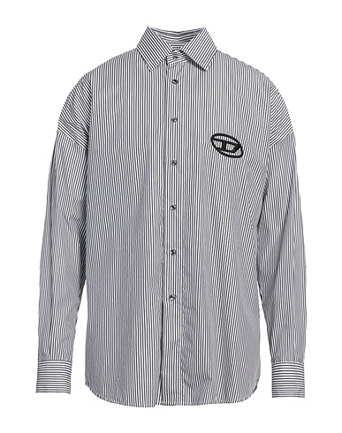 DIESEL Chemise à rayures Noir 100% Coton