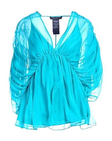 MAX MARA Silk top Emerald green 100% Silk