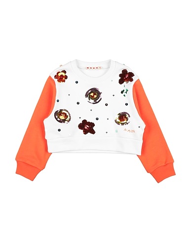 MARNI Sweatshirt White 100% Cotton, PVC - Polyvinyl chloride, Polyester