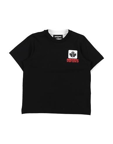 DSQUARED2 Ｔシャツ ブラック コットン 90% / ポリウレタン 10%