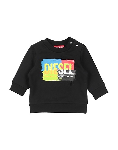 DIESEL Sweatshirt Black 100% Cotton, Elastane