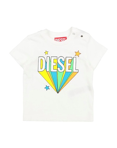 DIESEL T-shirt White 100% Cotton