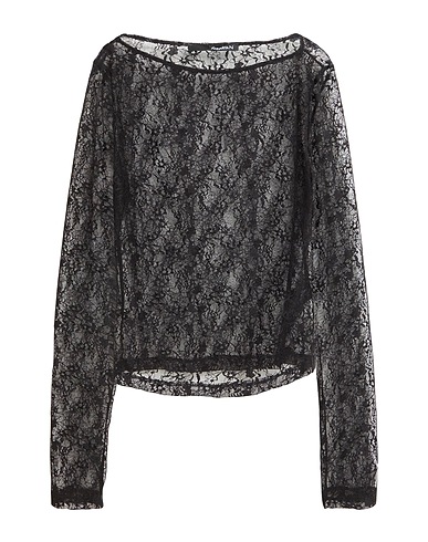 ANNARITA N Top Black 92% Nylon, 8% Elastane