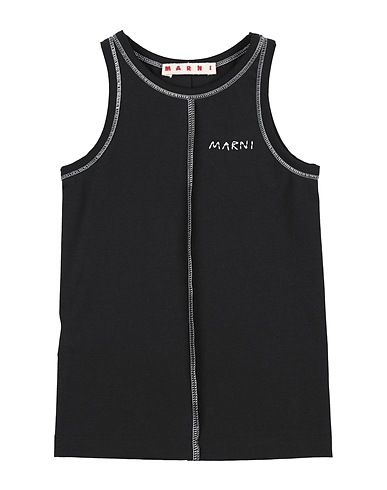 MARNI Canotta Nero 90% Cotone, 10% Elastan