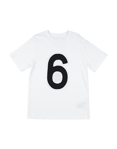MM6 MAISON MARGIELA T-shirt Bianco 100% Cotone