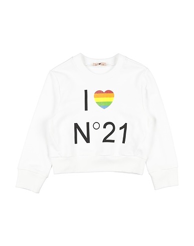 N°21 Sweatshirt White 100% Cotton