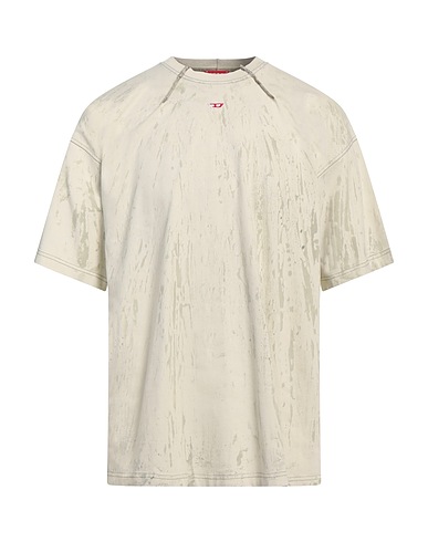 DIESEL T-shirt Verde salvia 100% Cotone