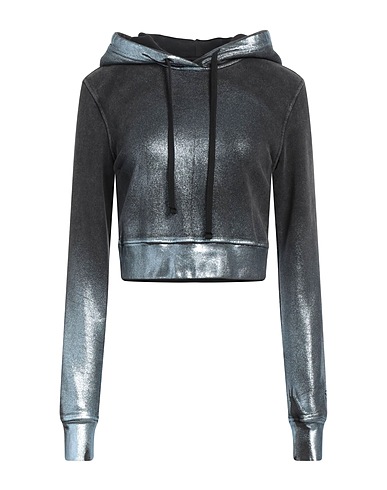 DIESEL Hooded track jacket  Charcoal 100% Cotton