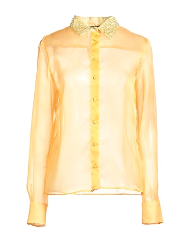 FABIANA FILIPPI Silk shirts & blouses Marigold 100% Silk, Nylon, Polyester, Glass, Resin