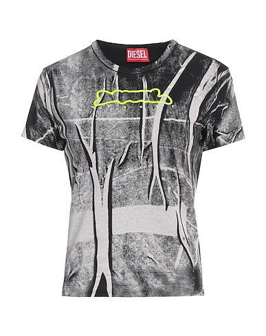 DIESEL T-shirt Grey 100% Cotton