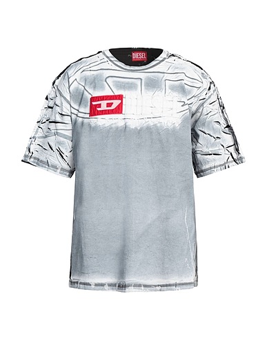 DIESEL T-shirt Grey 100% Cotton