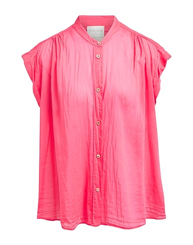 FORTE_FORTE Solid colour shirts & blouses Fuchsia 70% Cotton, 30% Silk