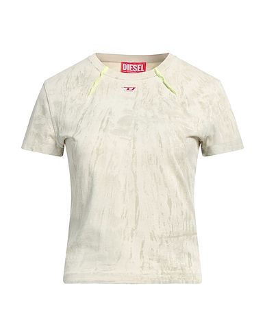 DIESEL T-shirt Beige 100% Cotton