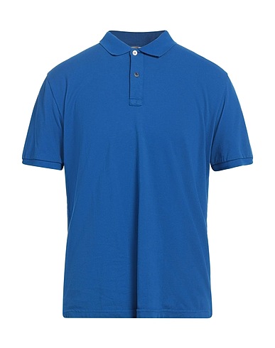 HERITAGE Polo shirt Blue 100% Cotton