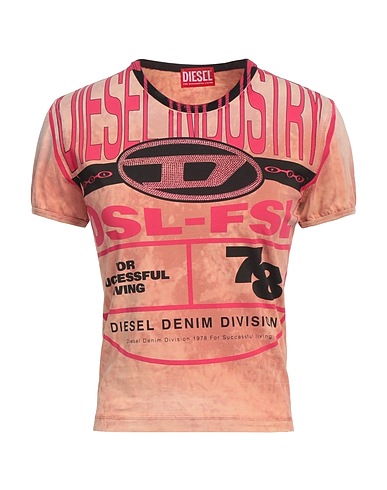 DIESEL T-shirt Blush 100% Cotton