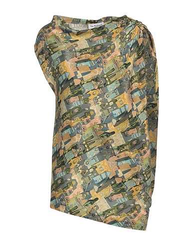 IRA WALENDY Silk top Green 100% Silk