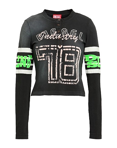 DIESEL T-shirt Black 97% Cotton, 3% Elastane