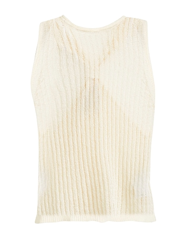 PIECES Top Elfenbein 75% Recyceltes Polyester, 25% Baumwolle
