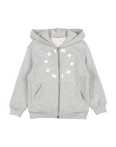 MARNI Hooded track jacket  Grey 100% Cotton