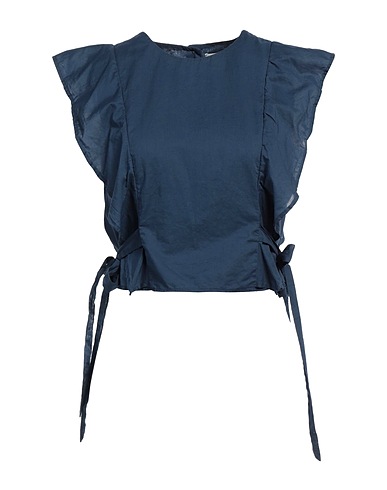 ALESSIA SANTI Top Blue 100% Cotton