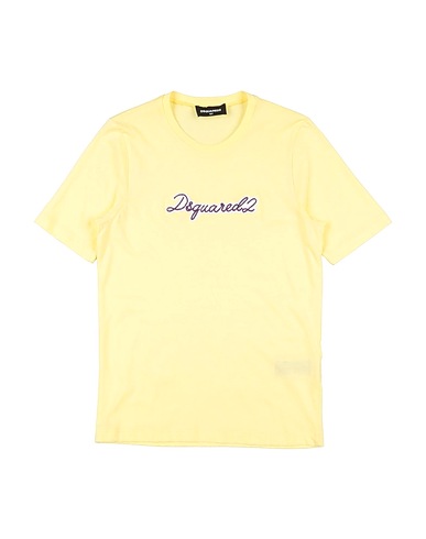 DSQUARED2 T-shirt Yellow 100% Cotton