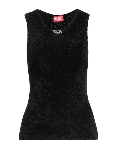 DIESEL Top Nero 72% Rayon, 28% Nylon
